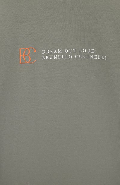 Хлопковая футболка BRUNELLO CUCINELLI, арт. B0T61T118C, фото 3