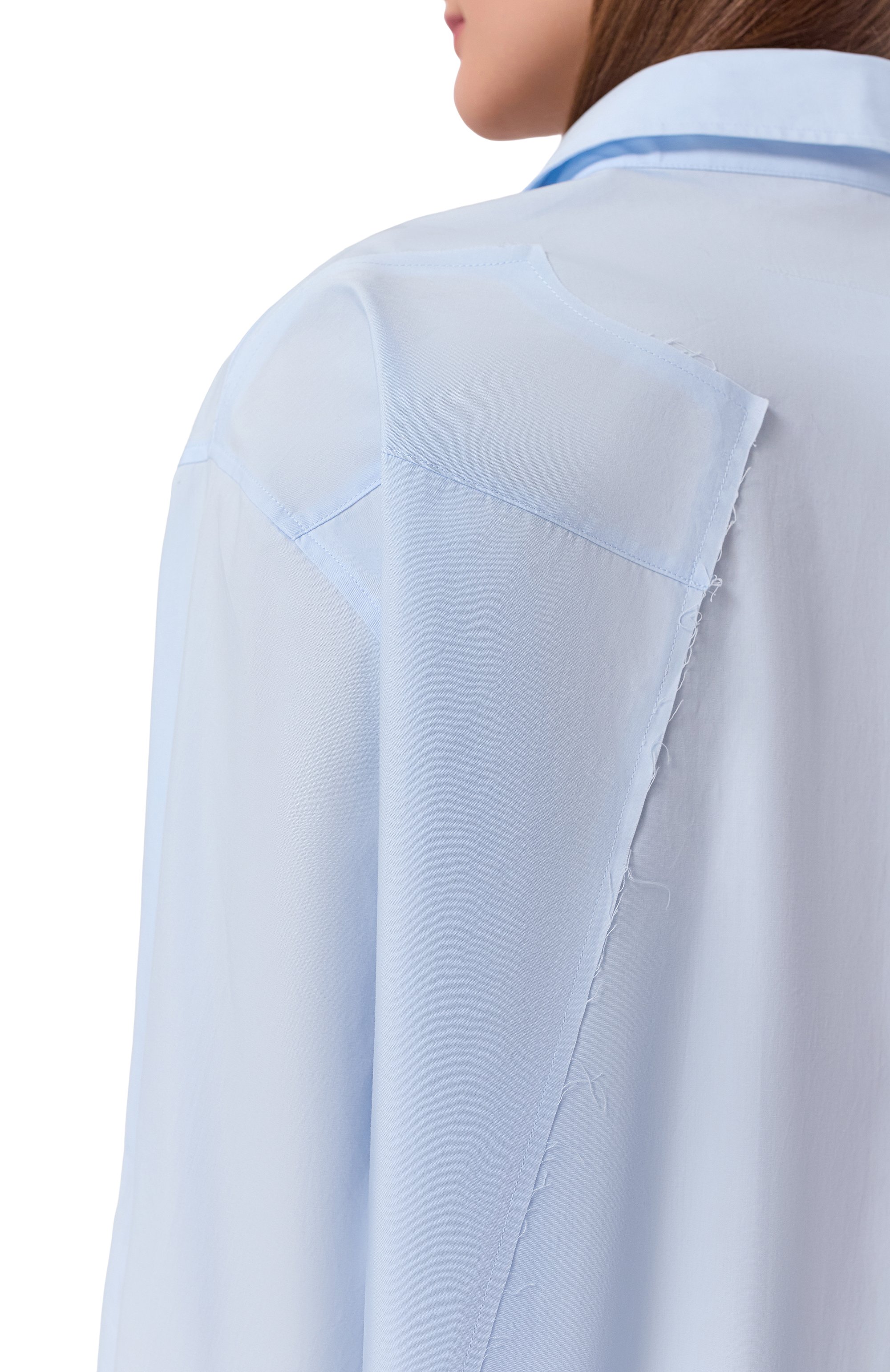 Хлопковая рубашка MM6, арт. S52DT0064/M35480, фото 5