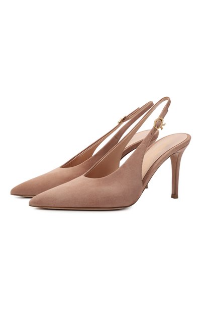Женские замшевые туфли robbie sling 85 GIANVITO ROSSI, арт. G95461.85RIC.CAMPRAL