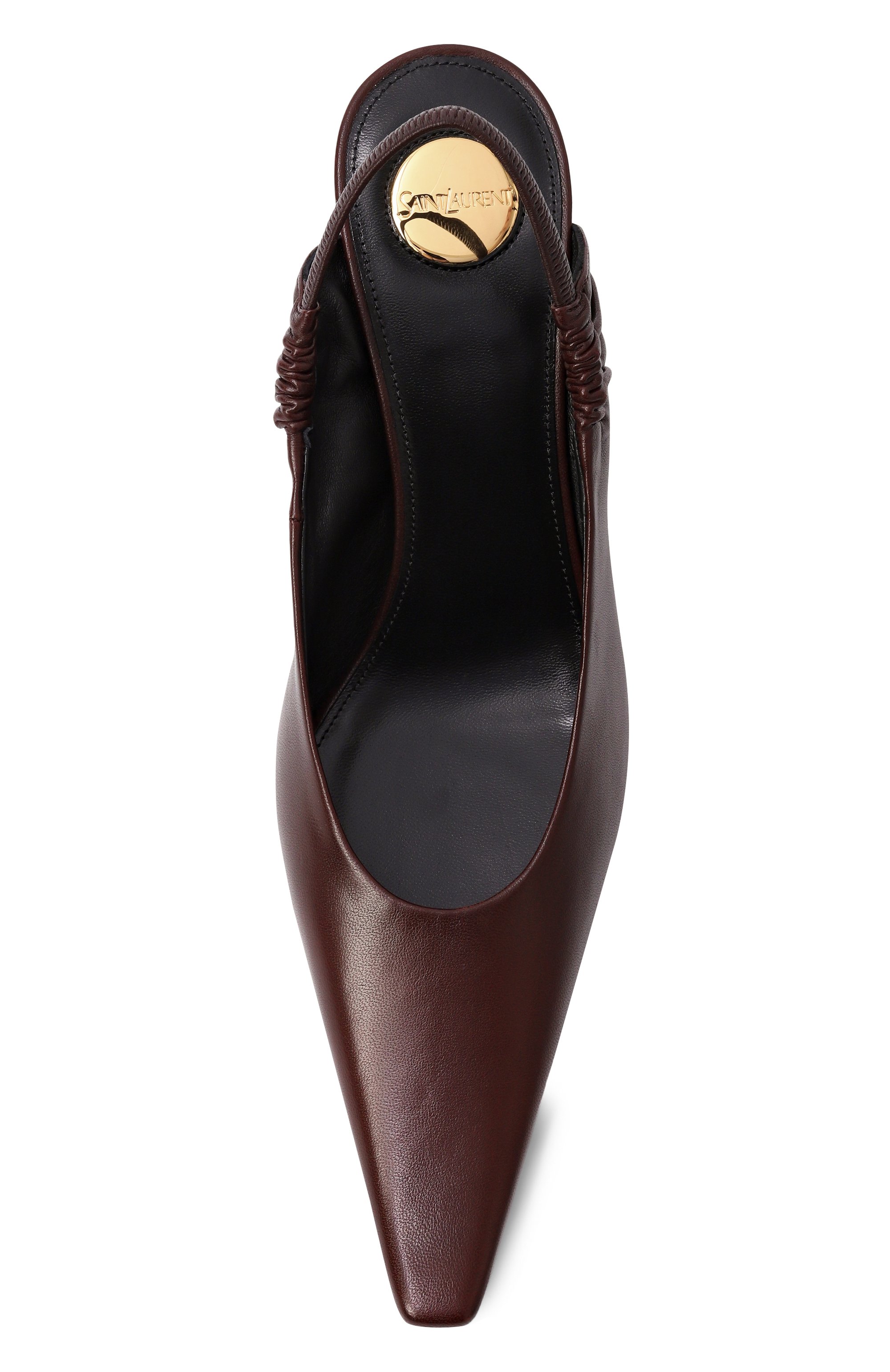 Кожаные туфли anne-marie 75 SAINT LAURENT, арт. 841183/AADF1, фото 6