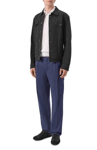 Текстильные кроссовки KITON черного цвета по цене 118500 руб., арт. USSA445N01379, фото 2 Текстильные кроссовки KITON, арт. USSA445N01379, фото 2