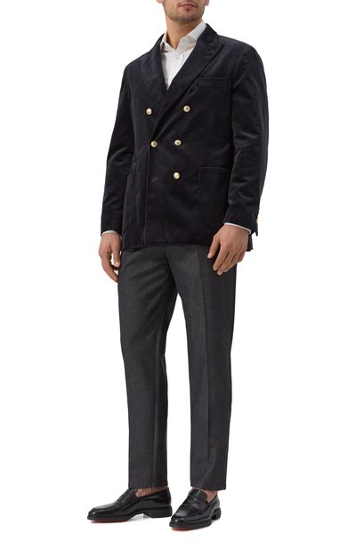 Бархатный пиджак BRUNELLO CUCINELLI, арт. ML4797BBDE, фото 2