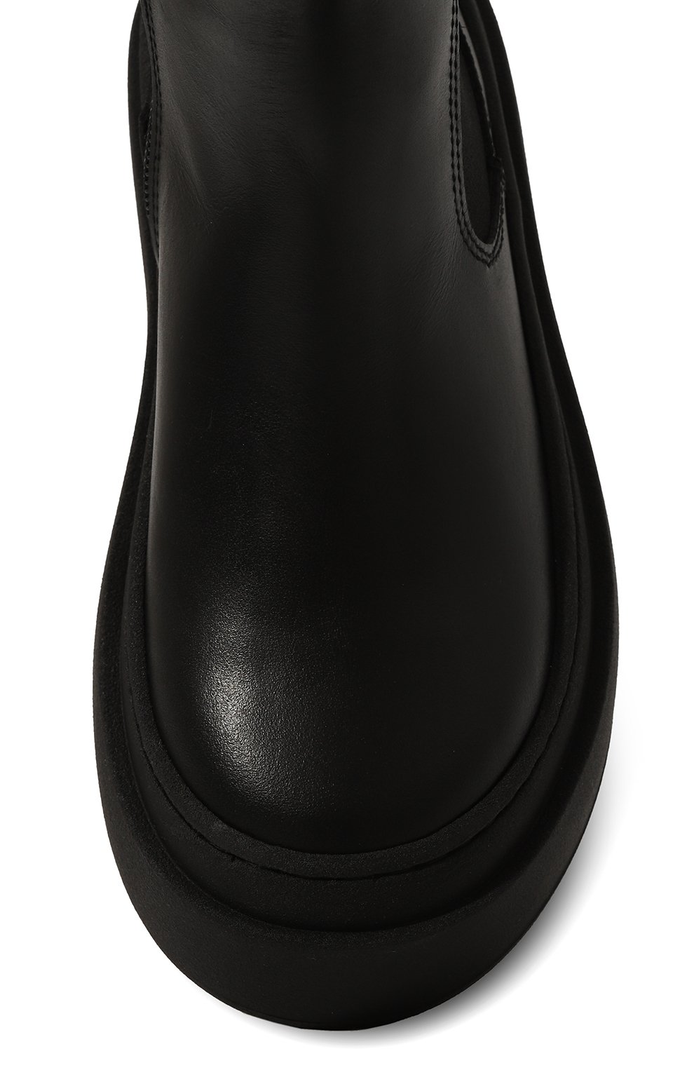 Кожаные челси MSGM KIDS черного цвета по цене 24700 руб., арт. 78904/28-35, фото 4 Кожаные челси MSGM KIDS, арт. 78904/28-35, фото 4