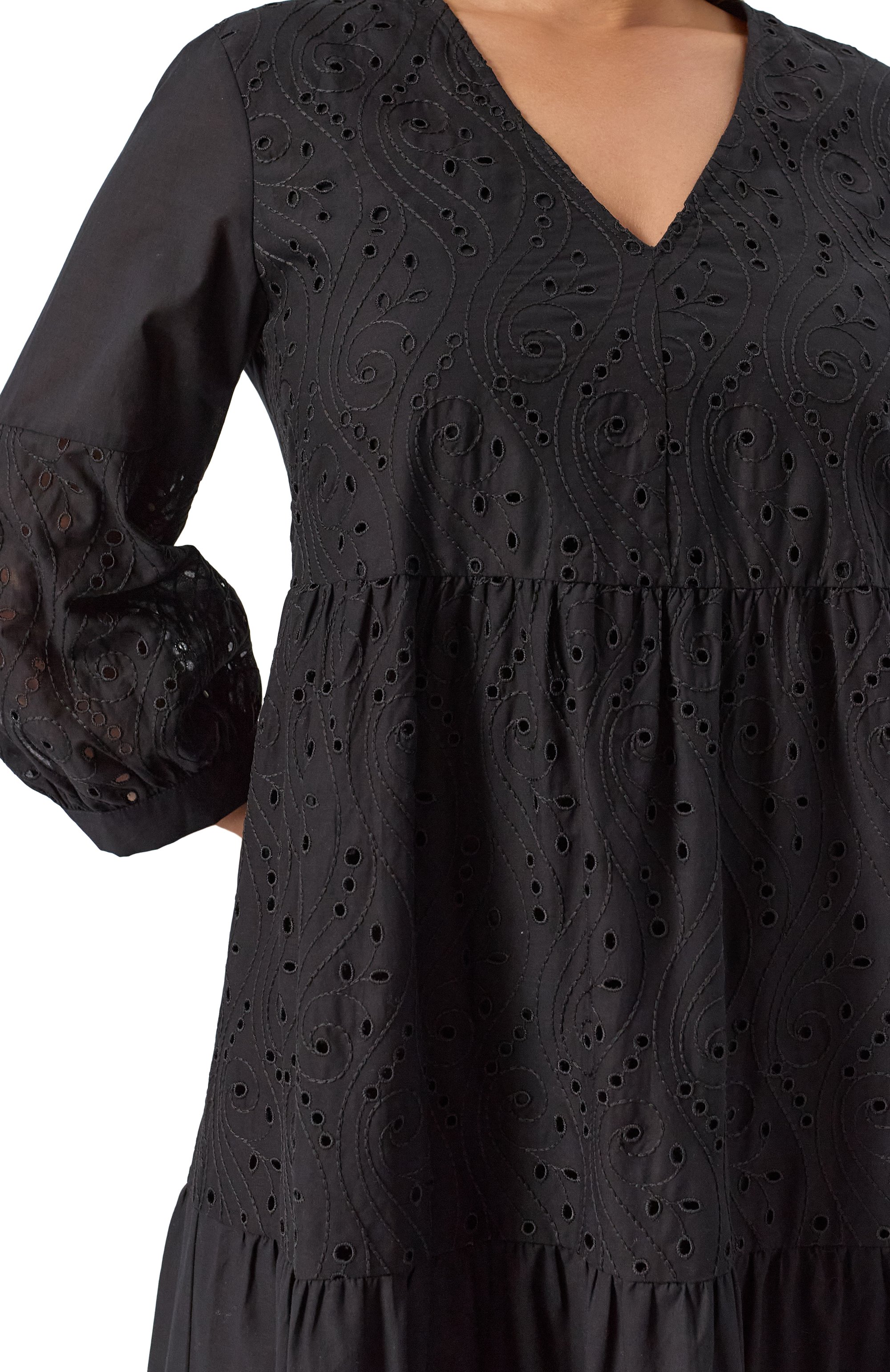 Хлопковое платье PERSONA BY MARINA RINALDI, арт. 0NTAN0, фото 5