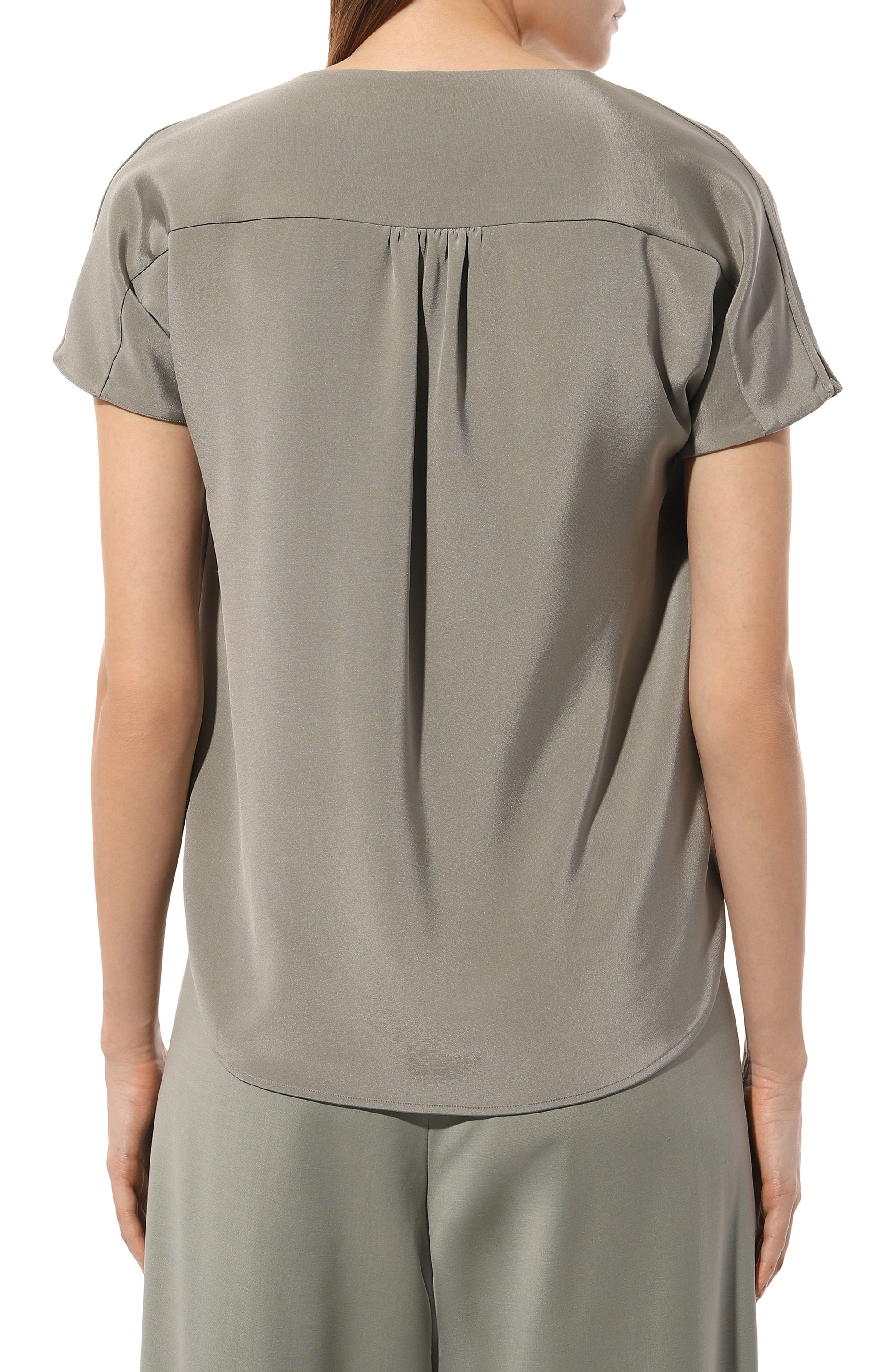 Шелковая футболка KITON, арт. D47454K0977A, фото 4