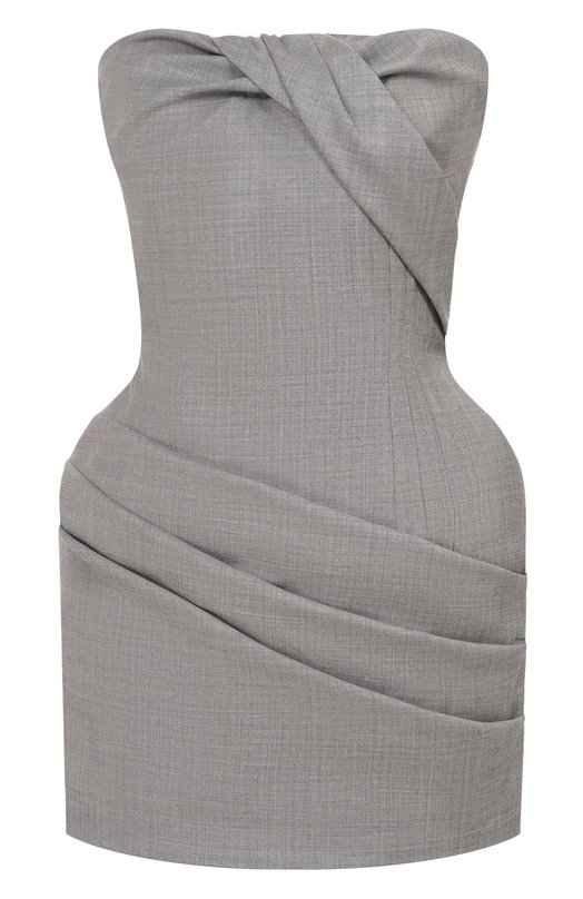 Шерстяное платье Magda Butrym 248925 Серый 248925