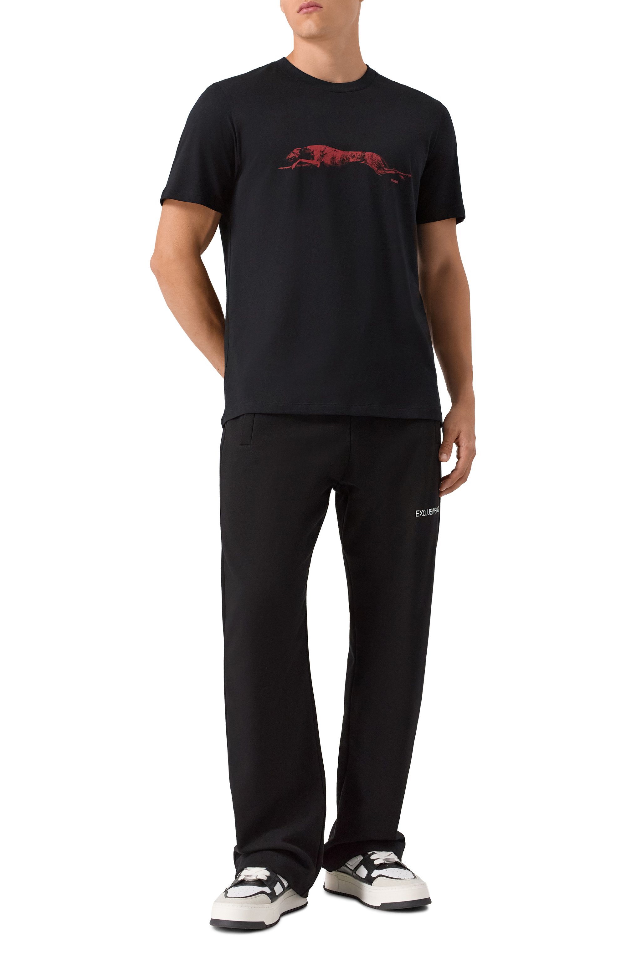 Хлопковая футболка HUGO, арт. 50548557, фото 2