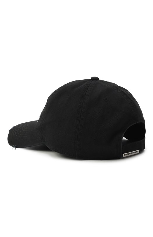 Хлопковая бейсболка Diego Venturino DVCAP-DADSTYL Чёрный  DVCAP-DADSTYL Фото 2