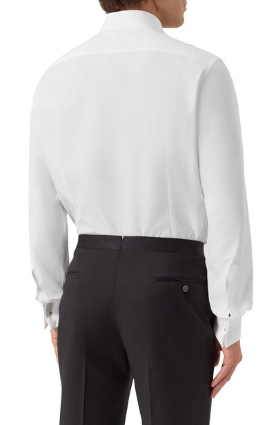 Хлопковая сорочка CORNELIANI, арт. 26P953-2691084, фото 4