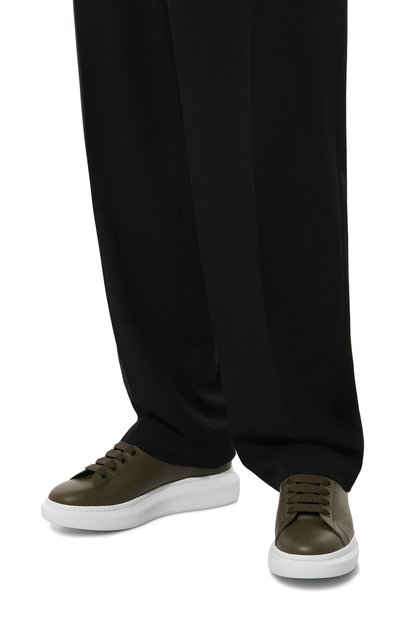 Кожаные кеды oversized ALEXANDER MCQUEEN, арт. 777279/WIE9C, фото 3