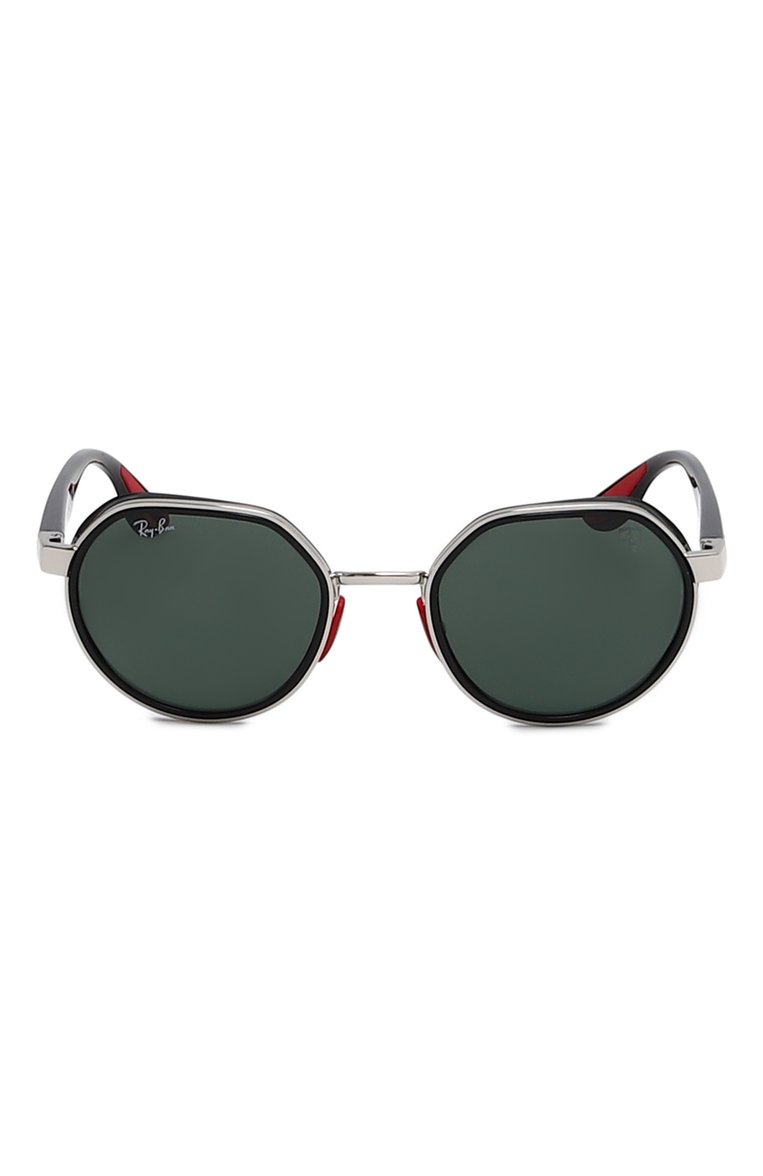 Женские солнцезащитные очки RAY-BAN черного цвета, арт. 3703M-F00771 | Фото 4 (Региональные ограничения белый список (Axapta Mercury): Не проставлено; Нос: Не проставлено; Тип очков: С/з; Кросс-КТ: С/з-унисекс; Материал: Пластик, Металл; Очки форма: Круглые; Оптика Гендер: оптика-унисекс)