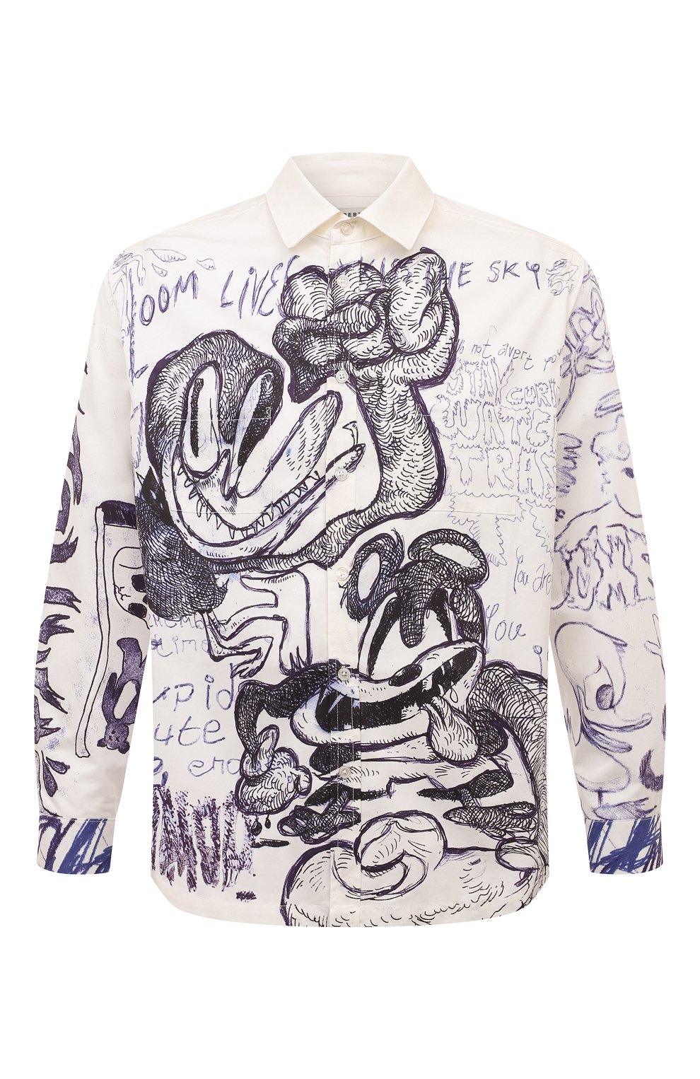 Хлопковая рубашка DOMREBEL, арт. MH0MER00M/L0NGSLEEVE SHIRT, фото 1