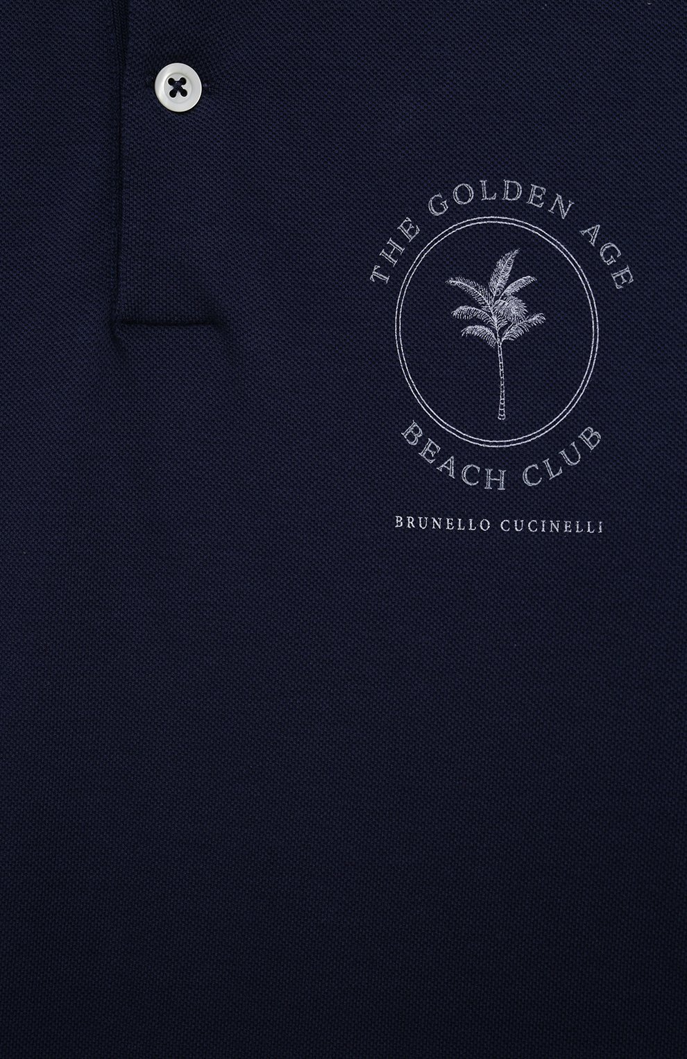 Хлопковое поло BRUNELLO CUCINELLI, арт. BE854T317C, фото 3
