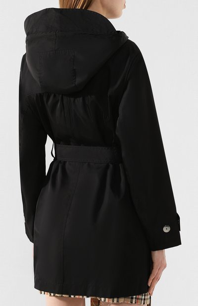 Плащ knighton BURBERRY черного цвета по цене 176500 руб., арт. 8026148, фото 4 Плащ knighton BURBERRY, арт. 8026148, фото 4