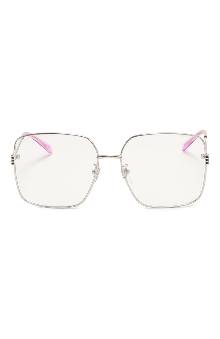 Женские оправа GUCCI серебряного цвета, арт. GG12840A 002 | Фото 3 (Нос: Не проставлено; Региональные ограничения белый список (Axapta Mercury): Не проставлено; Материал: Металл; Тип очков: Оправа; Оптика Гендер: оптика-женское; Очки форма: Квадратны�е)