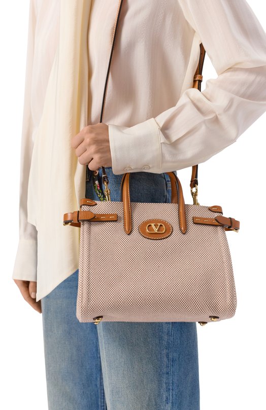 Сумка Antibes small Valentino 6W2B0R20/EZT Бежевый  6W2B0R20/EZT Фото 2