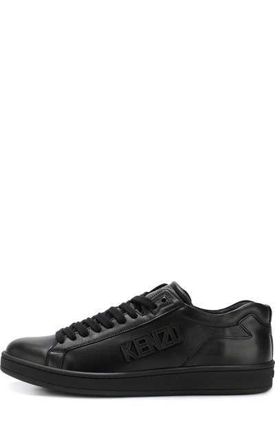 Кожаные кеды KENZO черного цвета по цене 36950 руб., арт. 5SN127L50, фото 3 Кожаные кеды KENZO, арт. 5SN127L50, фото 3