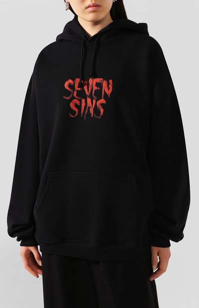 Хлопковое худи VETEMENTS, арт. UAH21TR539 1601/W, фото 3