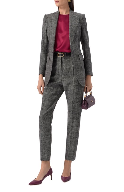 Кожаные туфли Cardinale 60 Dolce & Gabbana CD1839/B7261 Бордовый  CD1839/B7261 Фото 2