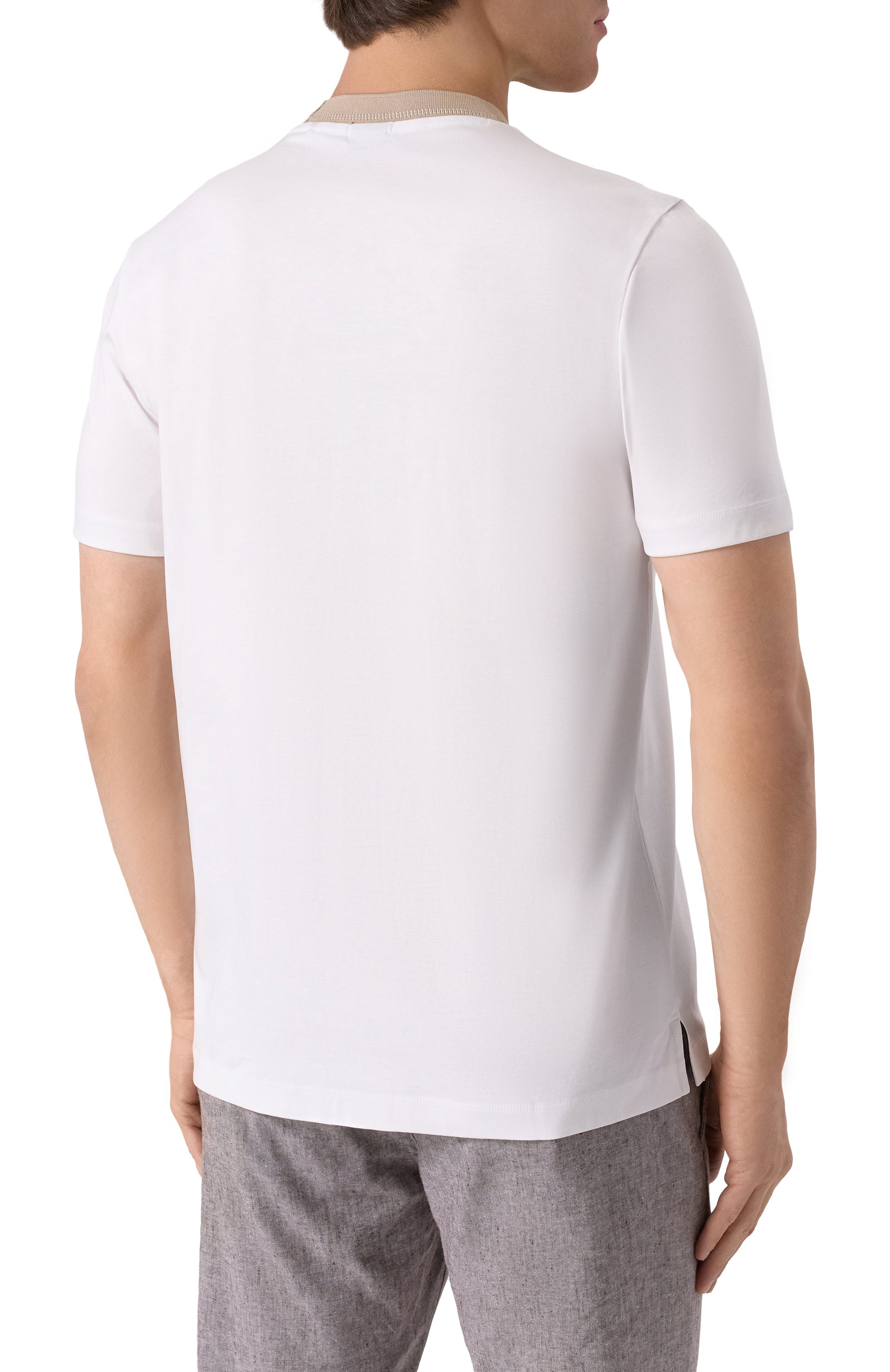 Хлопковая футболка BOSS, арт. 50531793, фото 4