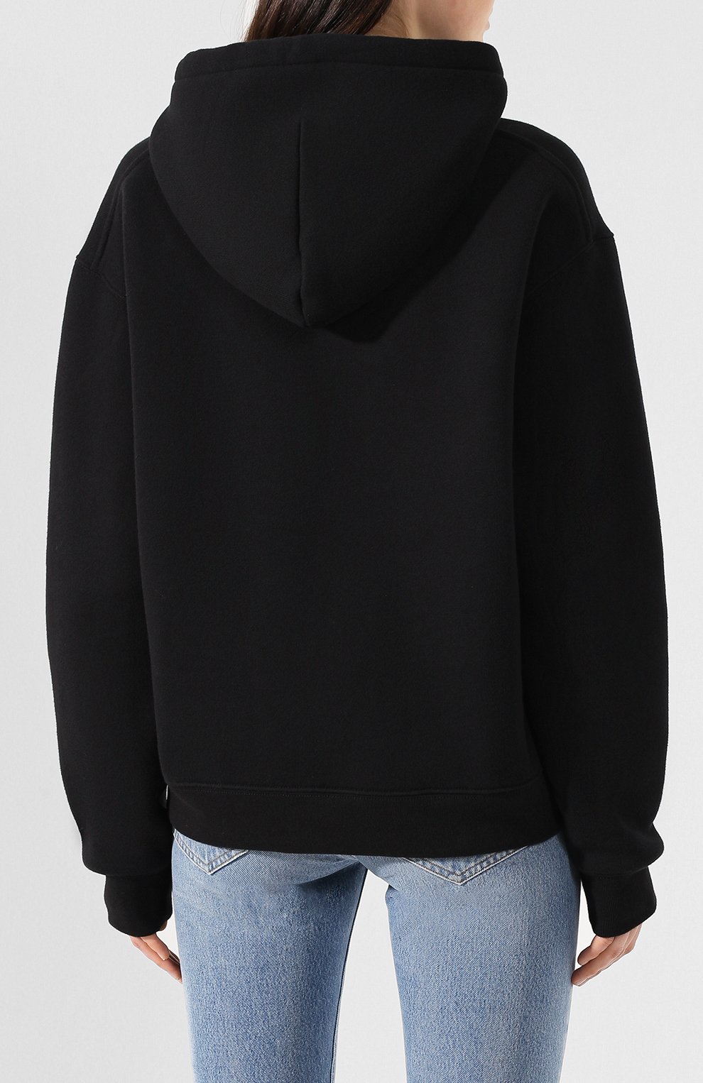Хлопковый пуловер ALEXANDER WANG черного цвета по цене 57450 руб., арт. 1W491210X7, фото 4 Хлопковый пуловер ALEXANDER WANG, арт. 1W491210X7, фото 4