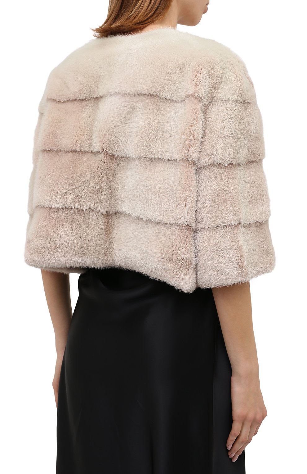 Шуба из меха норки YVES SALOMON, арт. 6EYV27941VMLX, фото 4