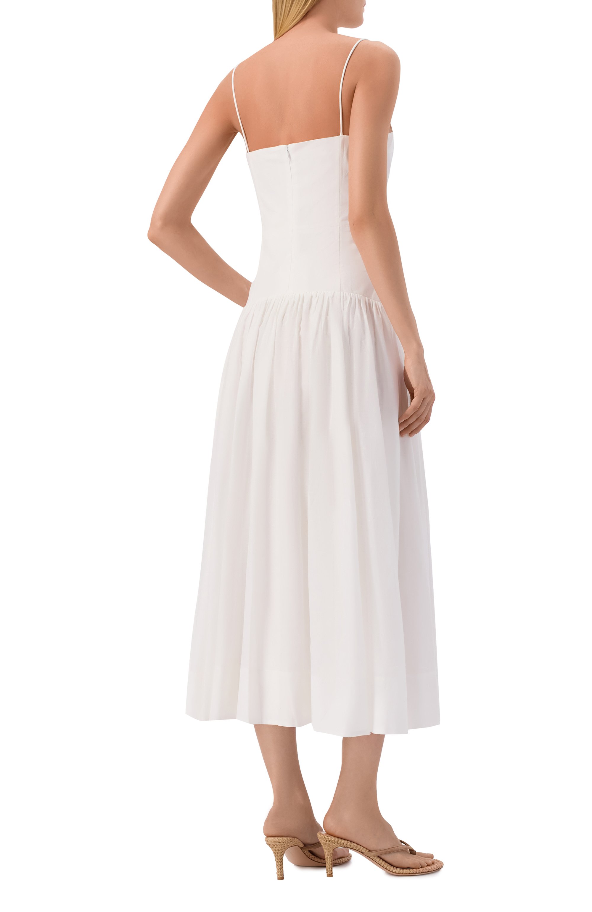 Платье из хлопка и шелка 12 STOREEZ, арт. 137520, фото 3