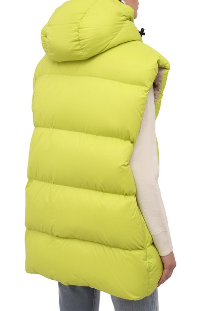 Двусторонний жилет MSGM салатового цвета по цене 62250 руб., арт. 3141MDH12RX 217702, фото 4 Двусторонний жилет MSGM, арт. 3141MDH12RX 217702, фото 4