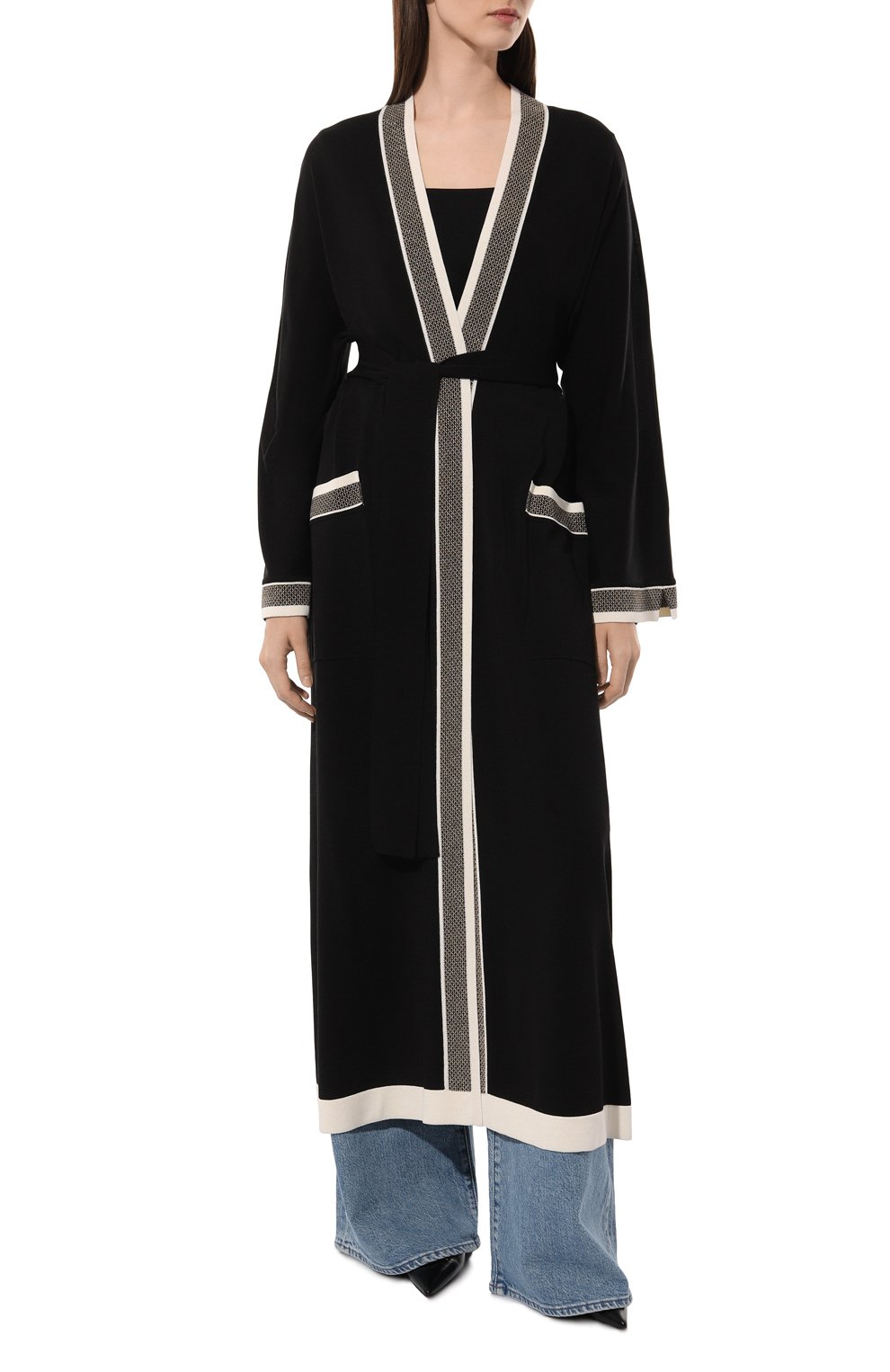 Кардиган из шелка и вискозы FREEAGE, арт. S24.CR052.6079.900, фото 3