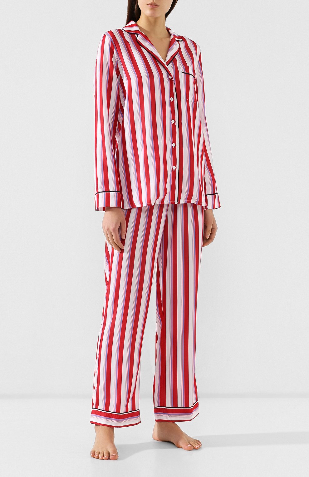 Пижама в полоску YOLKE, арт. SS19-02T-WS-DS, фото 1
