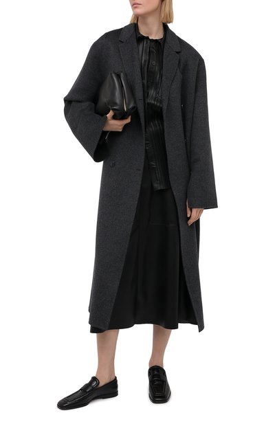 Юбка NANUSHKA черного цвета по цене 45500 руб., арт. ZAYRA_BLACK_VEGAN LEATHER, фото 2 Юбка NANUSHKA, арт. ZAYRA_BLACK_VEGAN LEATHER, фото 2