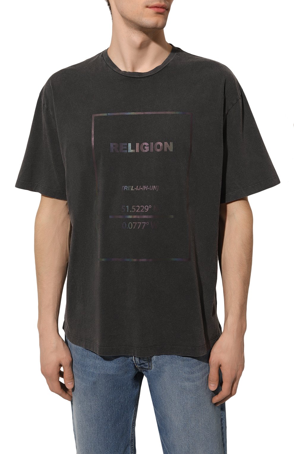 Хлопковая футболка RELIGION, арт. 12TIDN99, фото 3