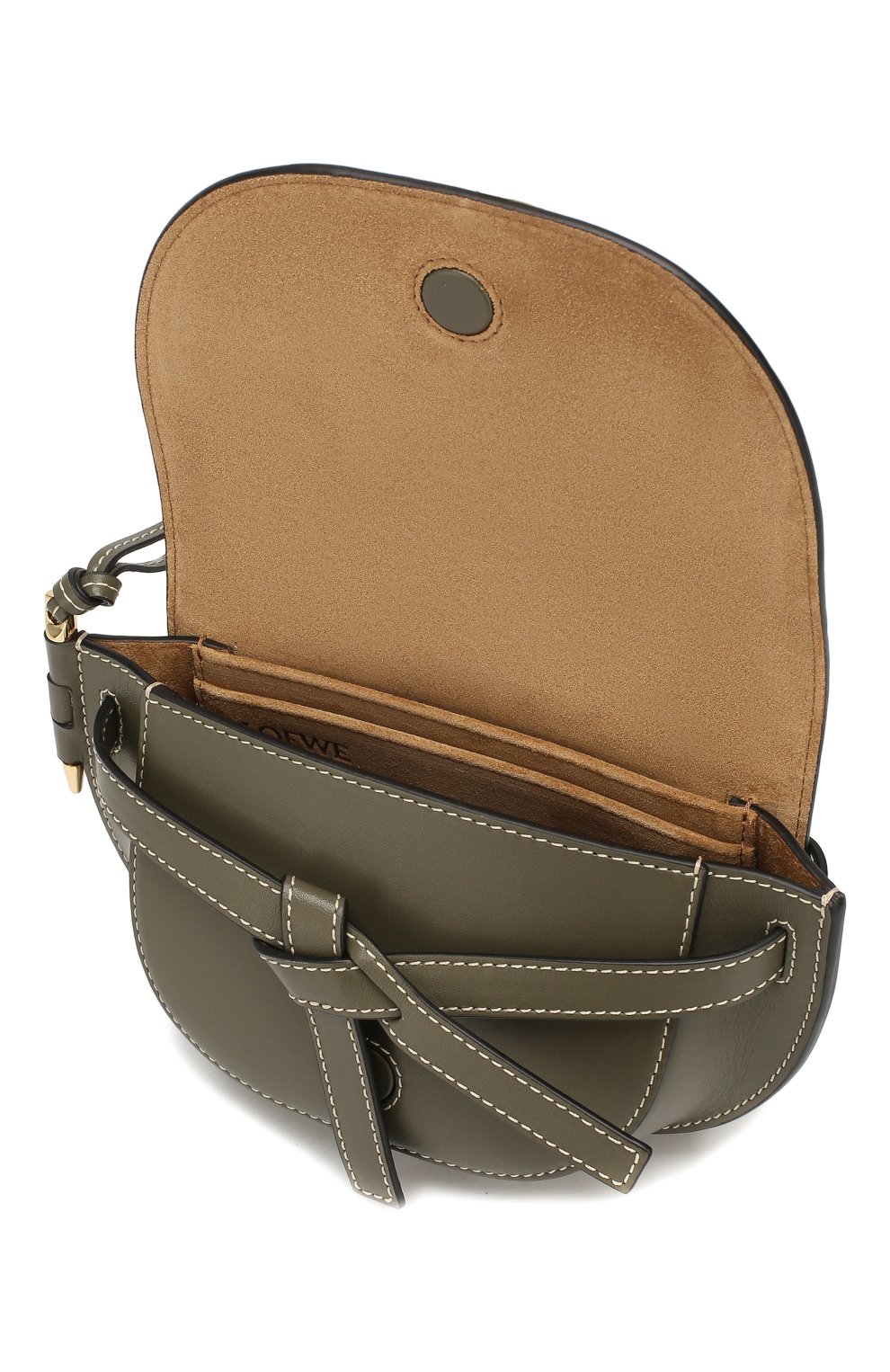 Поясная сумка gate mini LOEWE хаки цвета по цене 142000 руб., арт. 321.54.Z58, фото 4 Поясная сумка gate mini LOEWE, арт. 321.54.Z58, фото 4