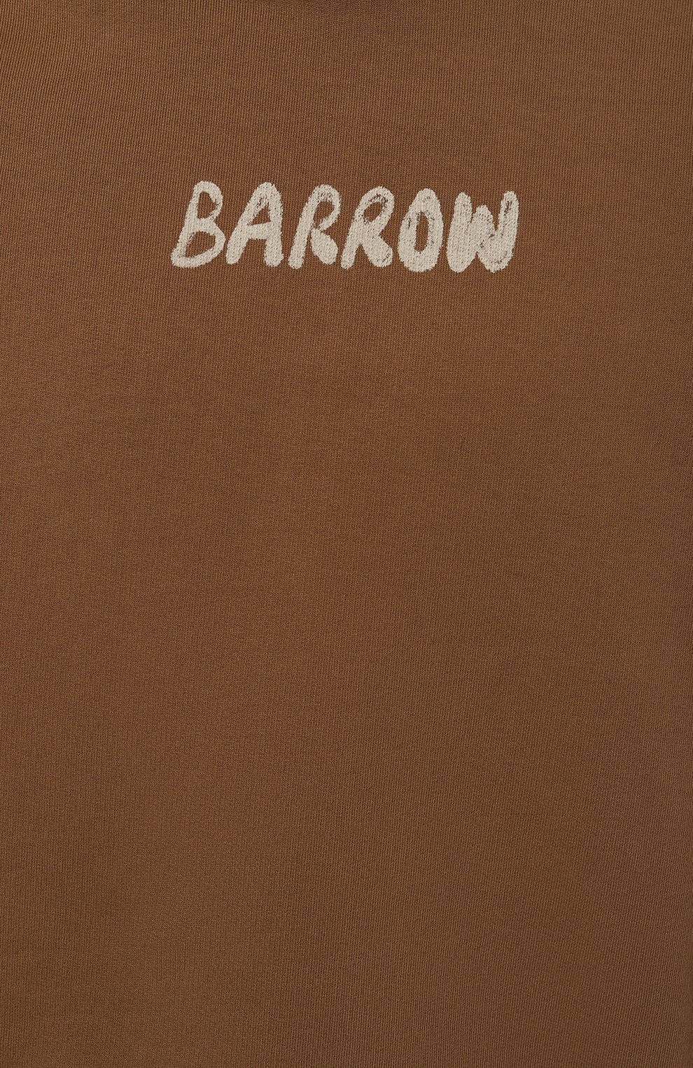 Хлопковое худи BARROW коричневого цвета по цене 20800 руб., арт. F4BWMAHS042, фото 5 Хлопковое худи BARROW, арт. F4BWMAHS042, фото 5