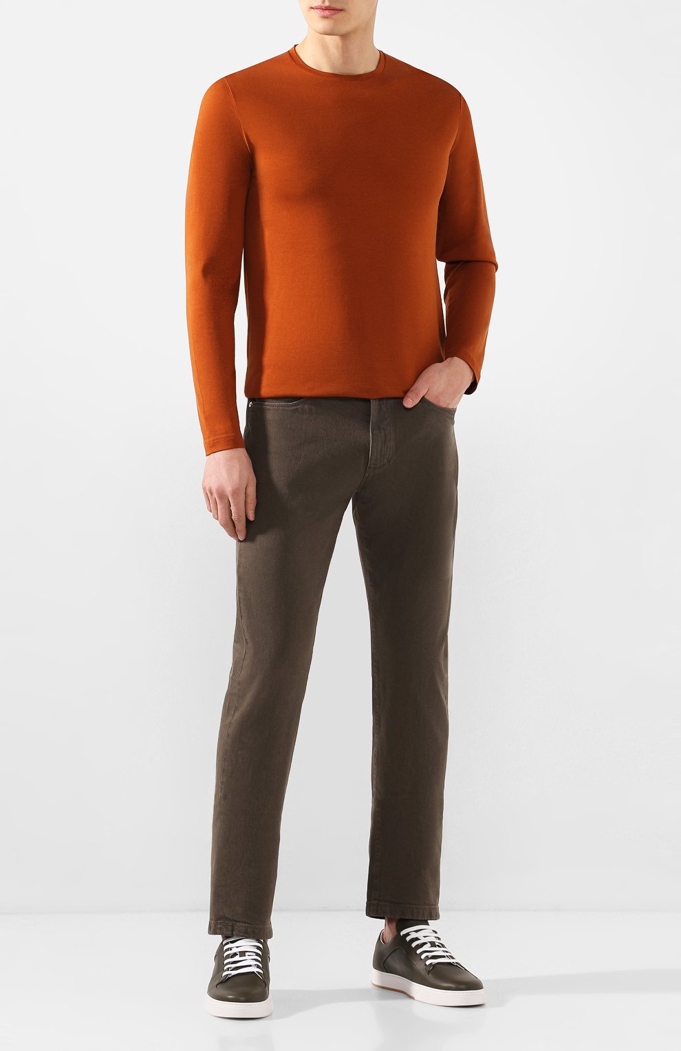 Лонгслив из шелка и хлопка LORO PIANA, арт. FAF6129, фото 2