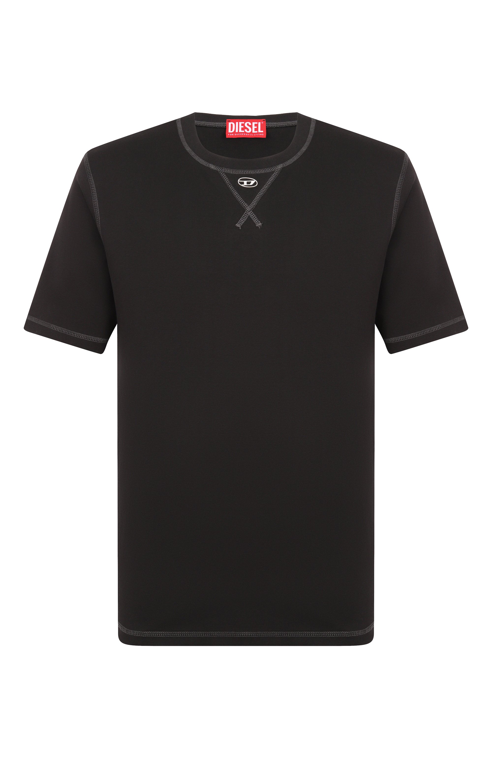 Хлопковая футболка DIESEL, арт. A19963/0AIJU, фото 1