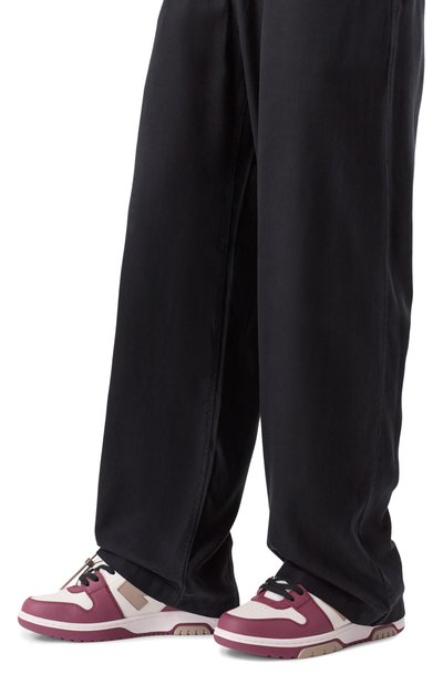 Кожаные кеды out of office OFF-WHITE, арт. 0MIA189F25LEA003, фото 3