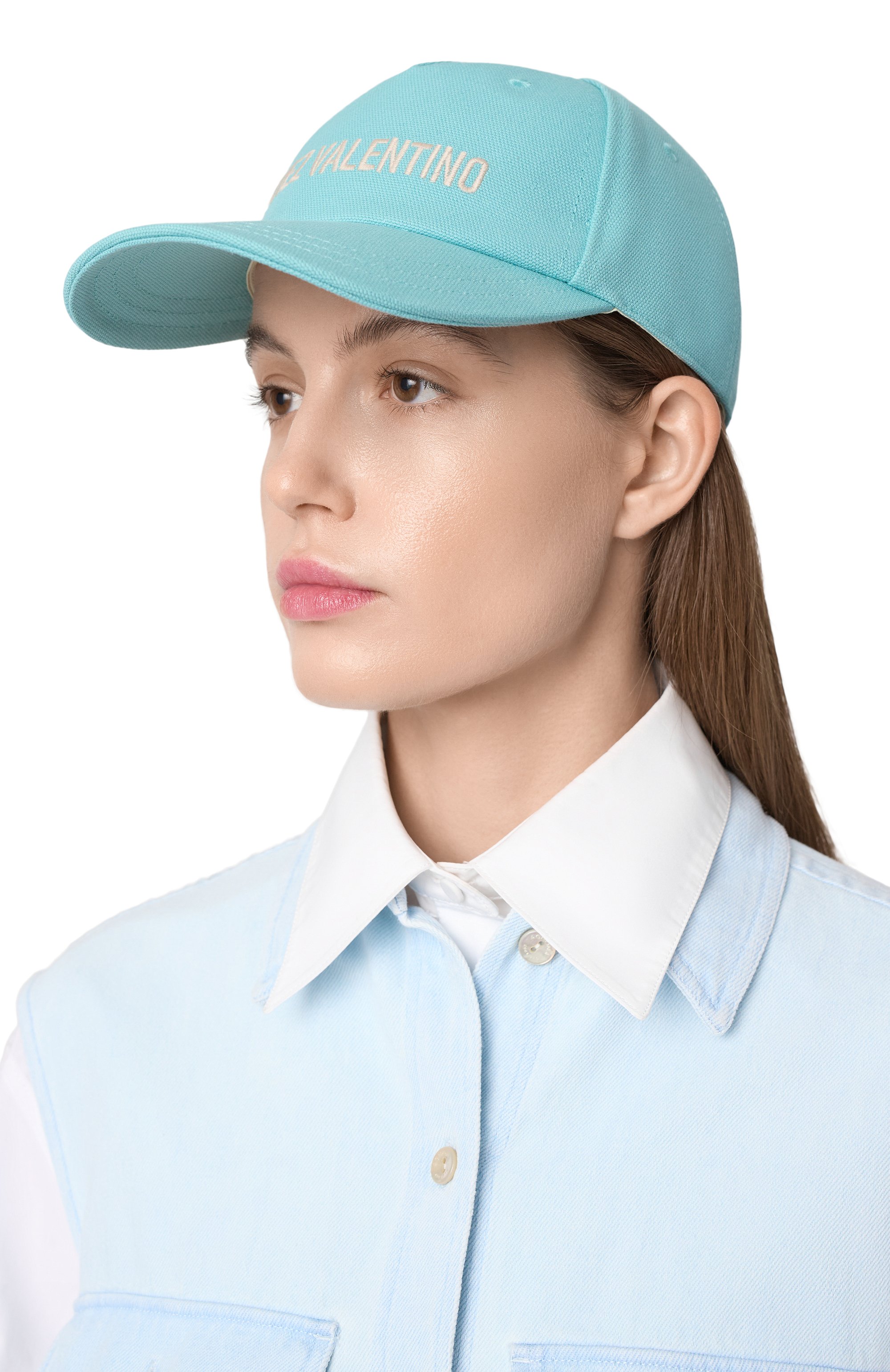 Хлопковая бейсболка VALENTINO, арт. 6W2HDA41/FVH, фото 2