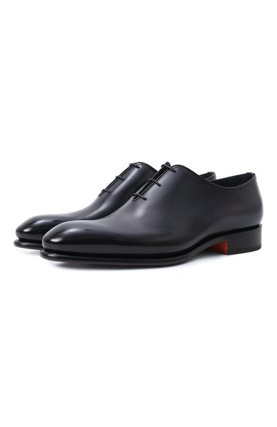 Мужские кожаные оксфорды carter SANTONI, арт. MCCG16229MC1HFUL