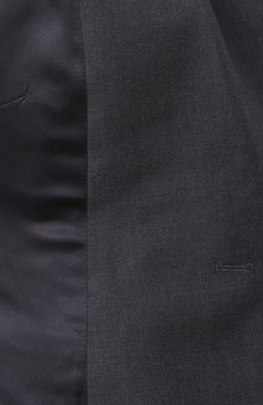 Женский шерстяной жакет DOLCE & GABBANA темно-серого цвета, арт. F27DJT/FU287 | Фото 7 (Рукава: Длинные; Драгоценные камни: Проставлено; Длина (для топов): Стандартные; Материал сплава: Проставлено; Материал внешний: Шерсть; Женское Кросс-КТ: Жакет-одежда; 1-2-бортные: Двубортные; Кросс-КТ: костюм; Стили: Классический)