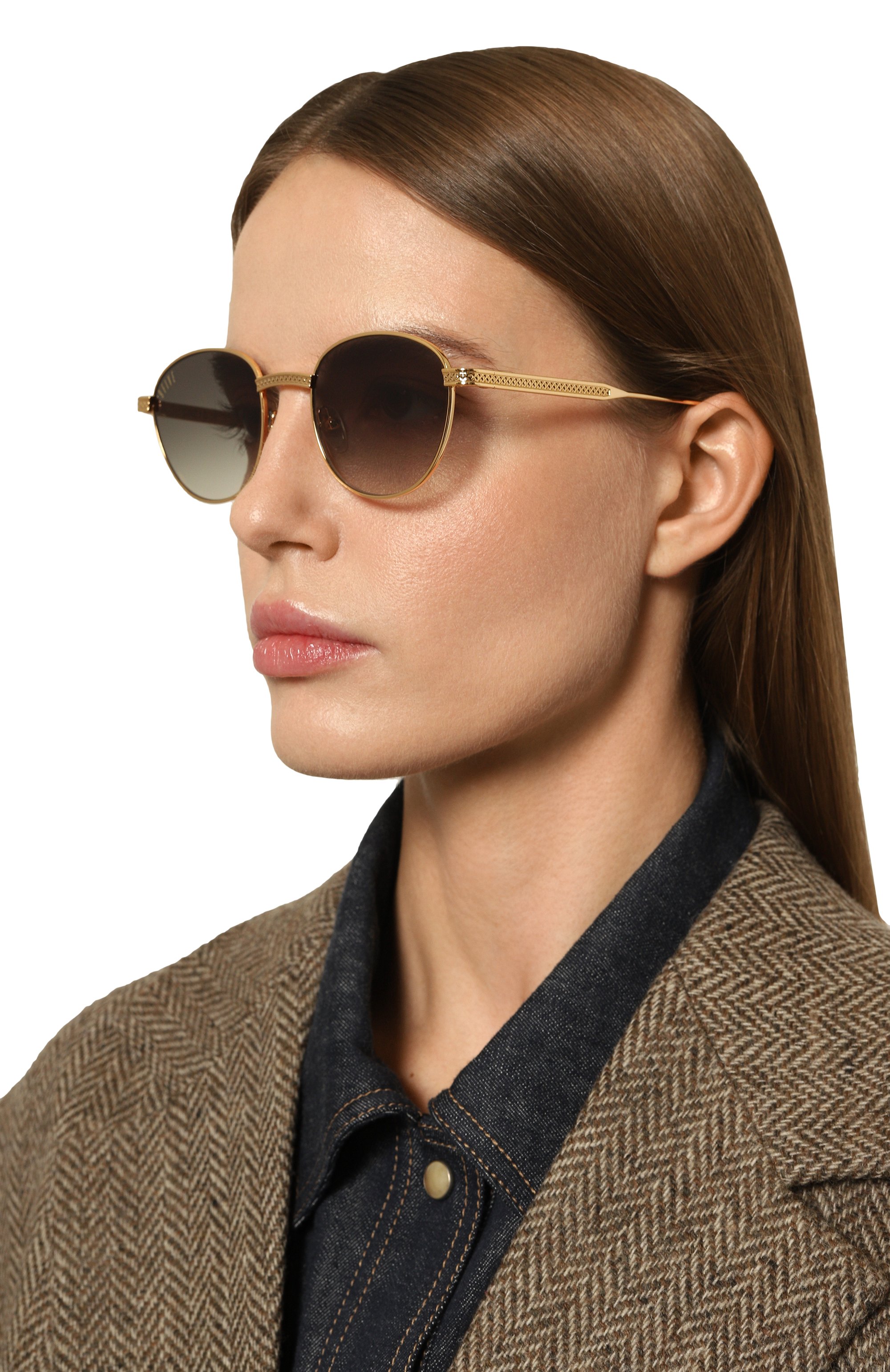 Солнцезащитные очки 9FIVE, арт. DIME-FULL RIM G0LD / GRADIENT, фото 2