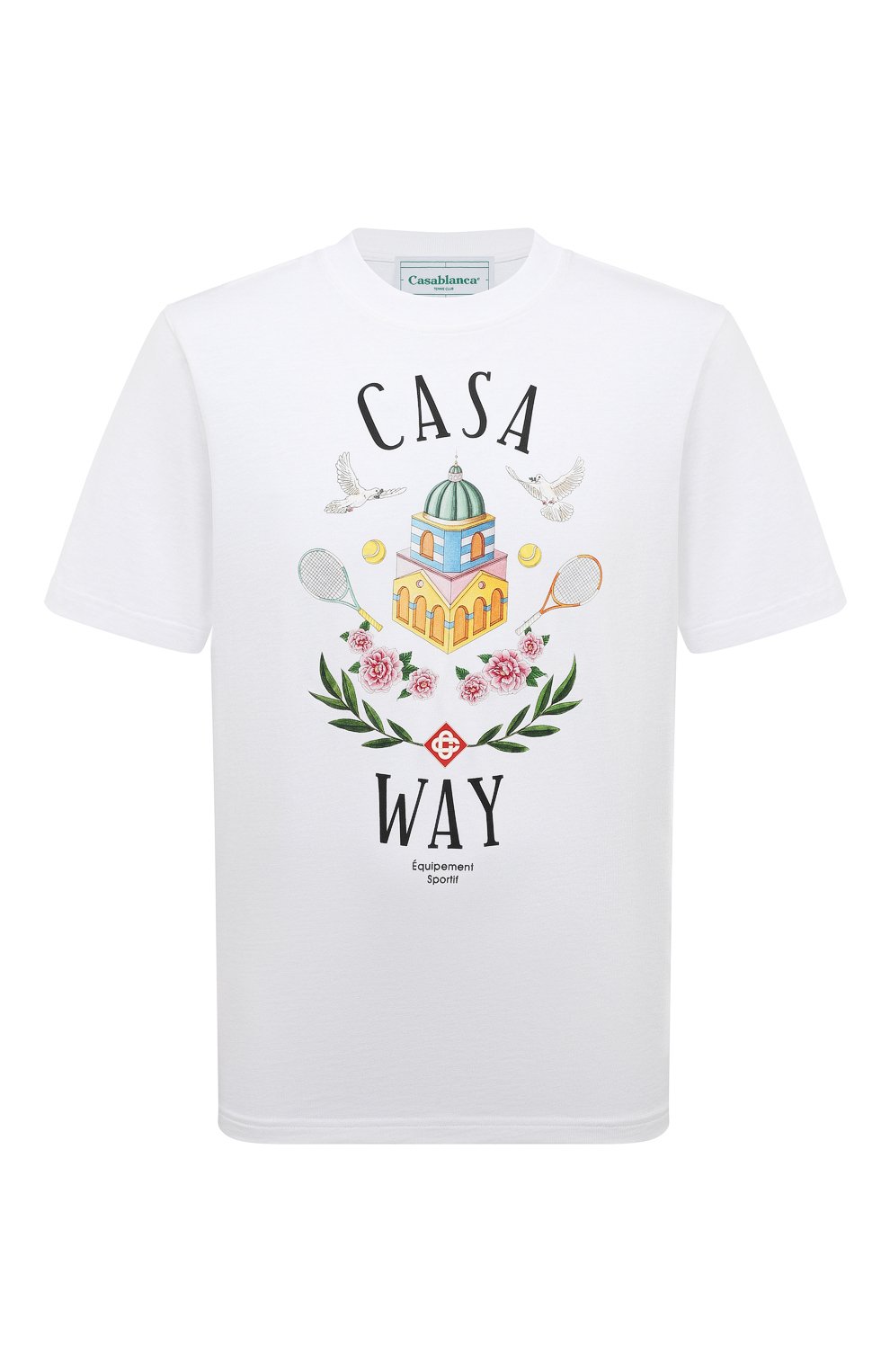 Хлопковая футболка CASABLANCA, арт. MF23-JTS-001-14, фото 1