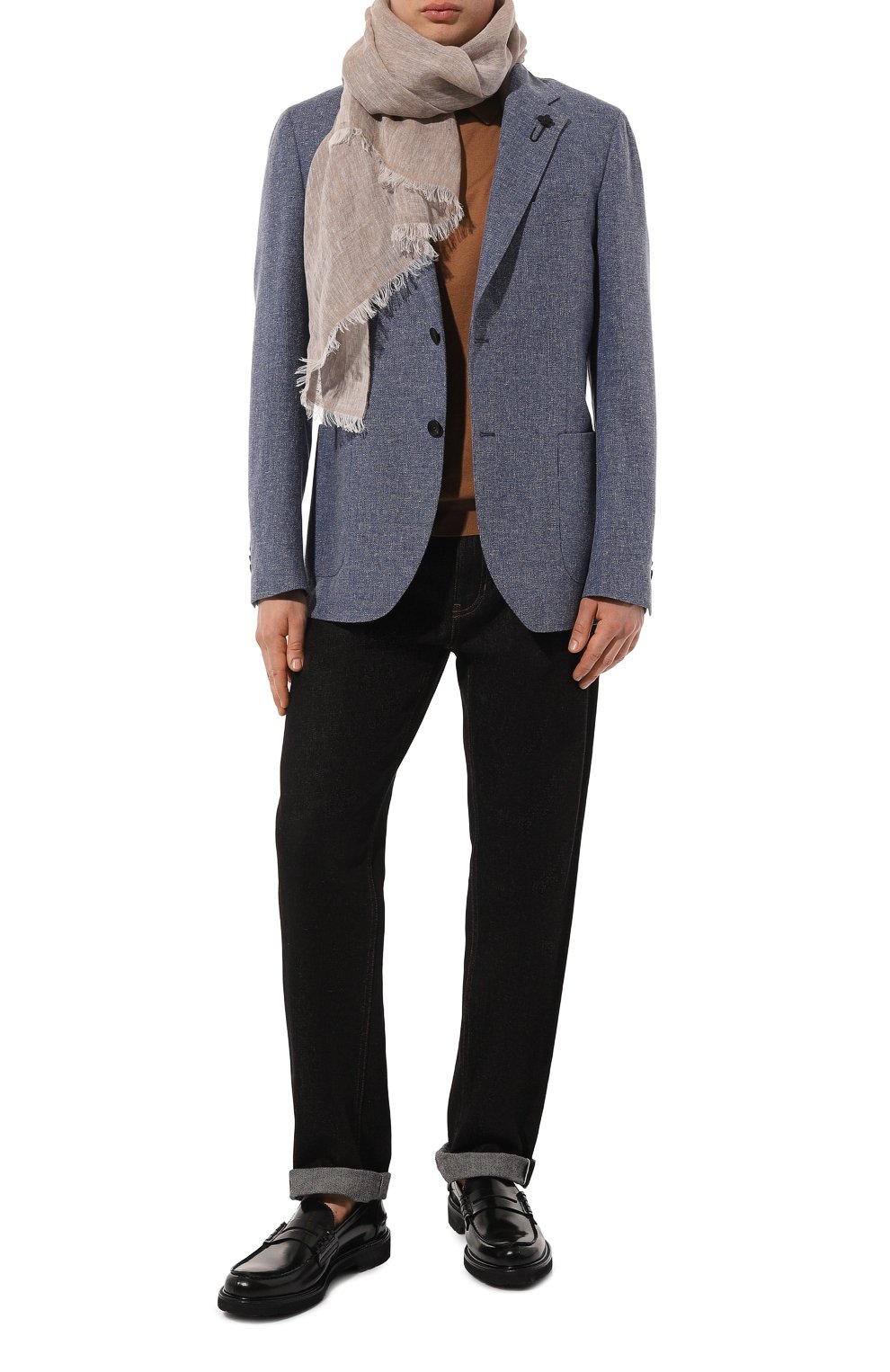 Льняной шарф ZILLI, арт. SCA005M0800001714, фото 2