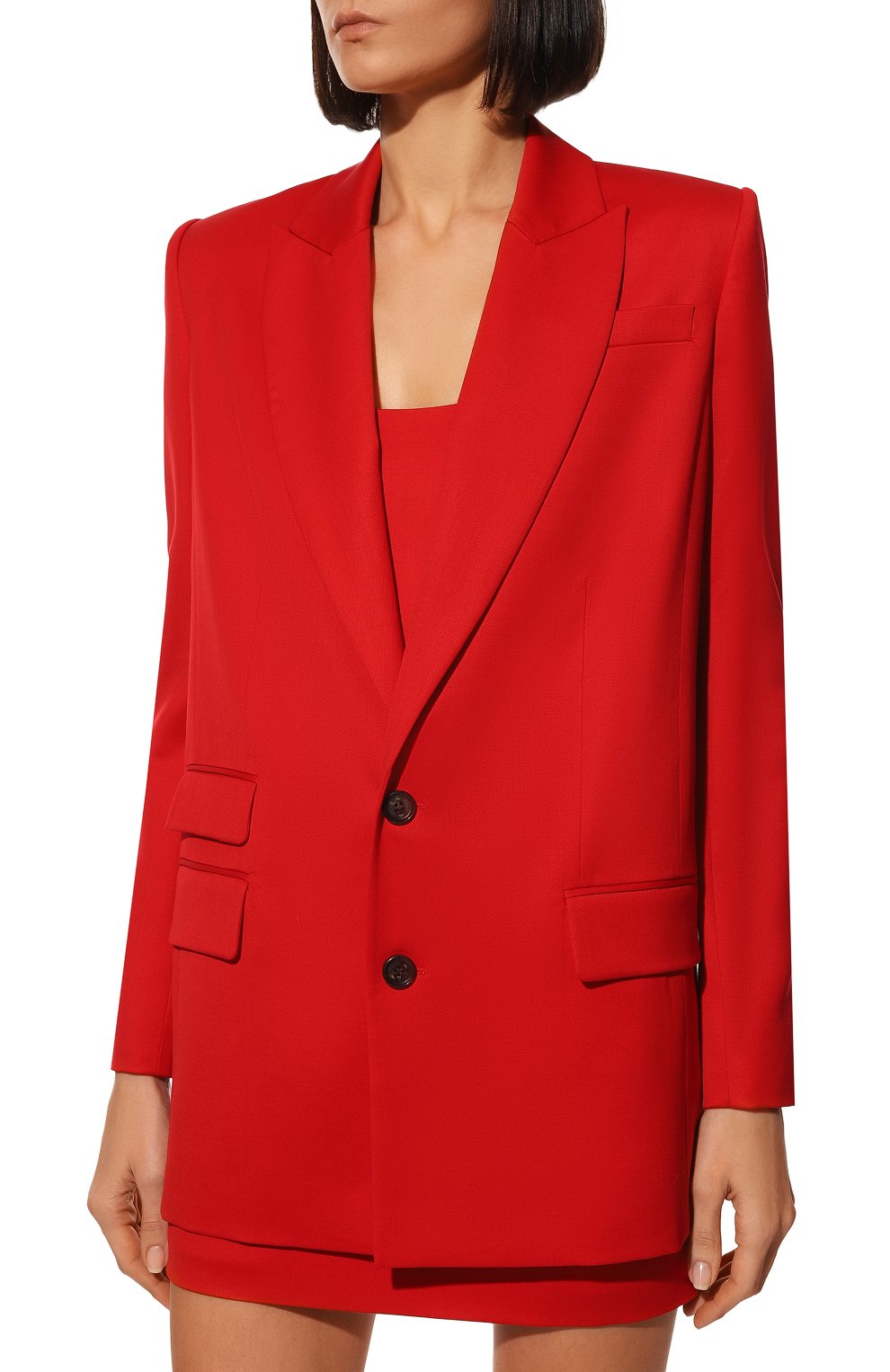 Шерстяной костюм YANA DRESS красного цвета по цене 239000 руб., арт. 4-10-086-1311/1, фото 2 Шерстяной костюм YANA DRESS, арт. 4-10-086-1311/1, фото 2