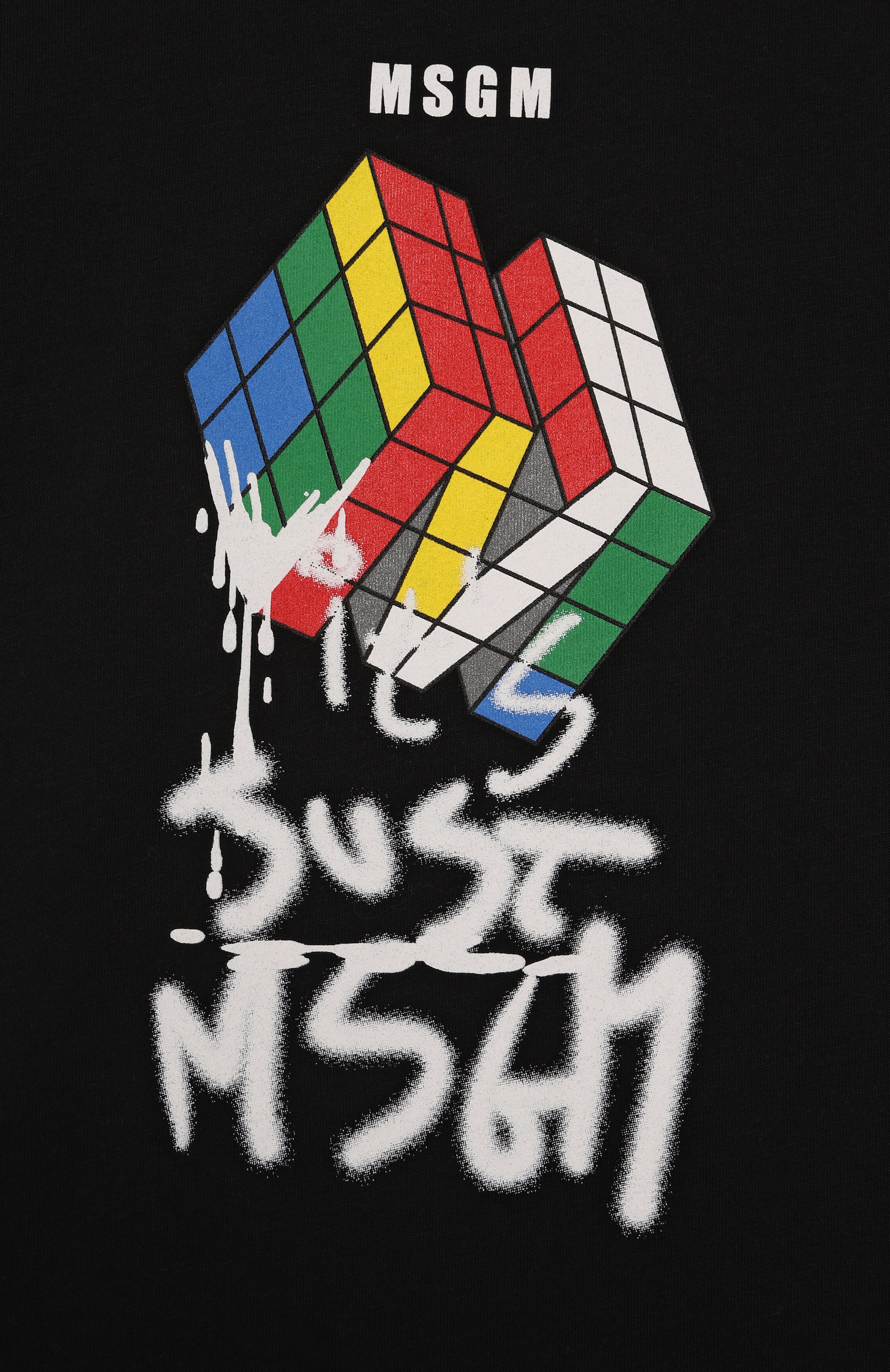 Хлопковая футболка MSGM KIDS, арт. F5MSJBTH302, фото 3