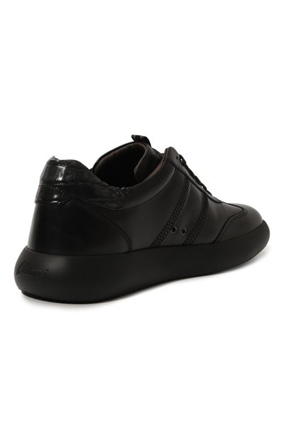 Кожаные кеды olympia BRIONI, арт. QHLW0L/PB718, фото 5