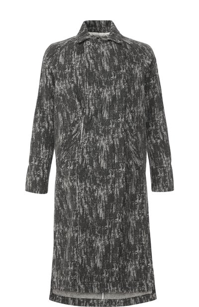 Шерстяное пальто асимметричного кроя с отложным воротником MANUEL MARTE, арт. C7102-3, фото 1