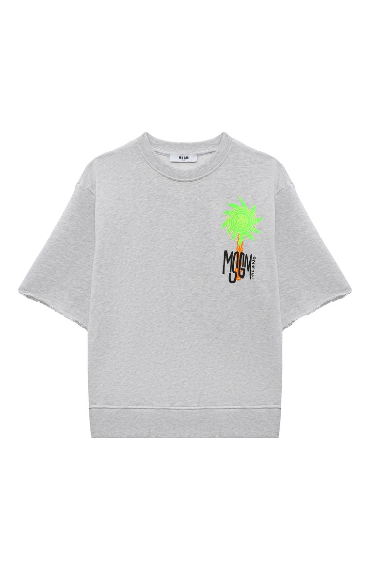 Хлопковый свитшот MSGM KIDS, арт. S4MSJBSW228, фото 1