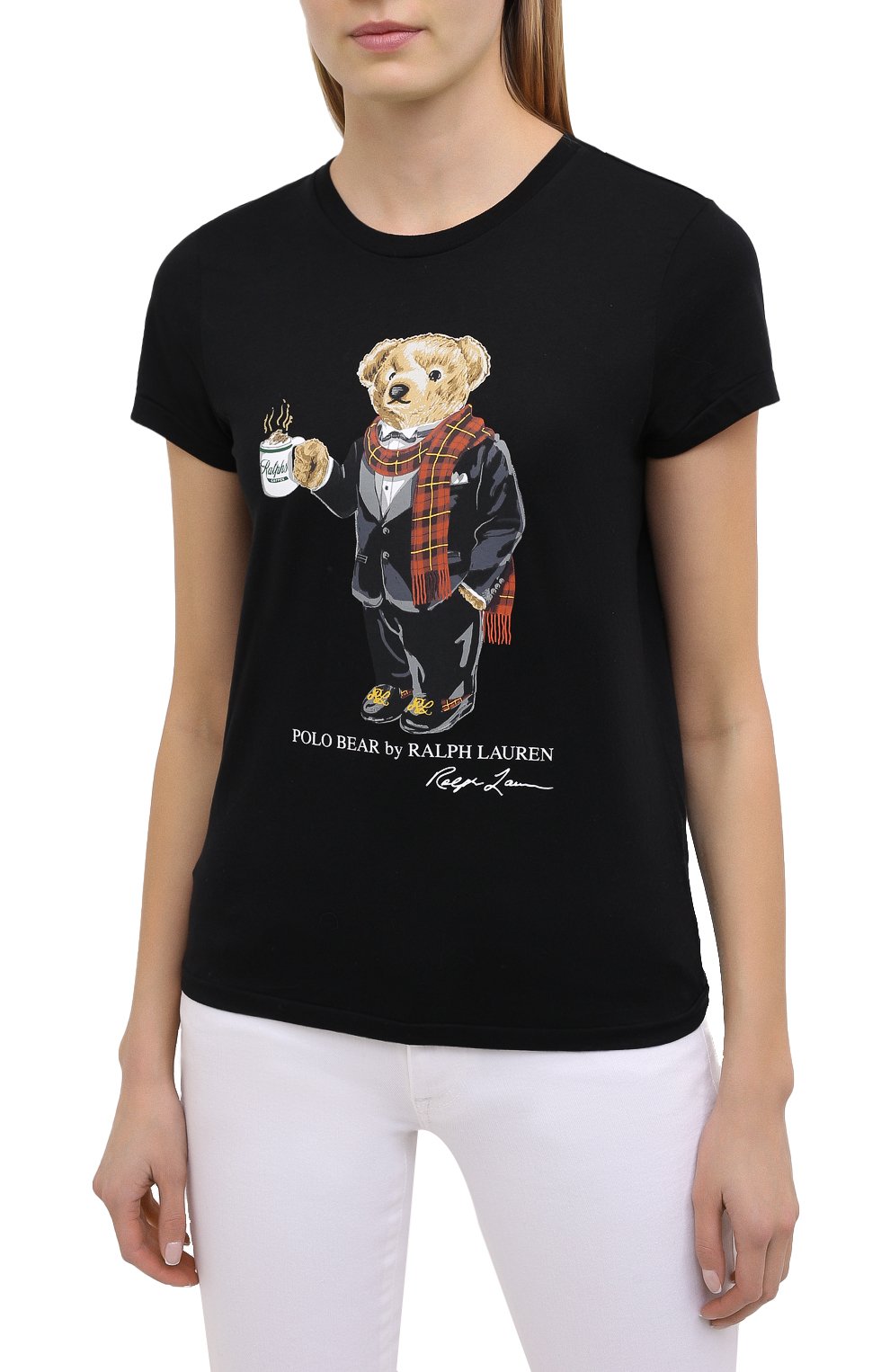 Хлопковая футболка POLO RALPH LAUREN, арт. 211823687, фото 3