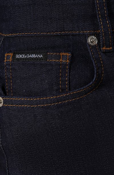Джинсы DOLCE & GABBANA темно-синего цвета по цене 93550 руб., арт. FTB0KD/G898Z, фото 5 Джинсы DOLCE & GABBANA, арт. FTB0KD/G898Z, фото 5